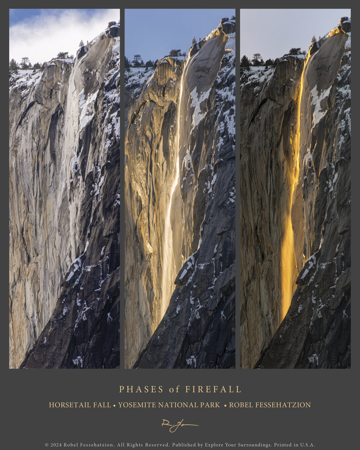 Phases of Firefall, Yosemite Special Edition Poster