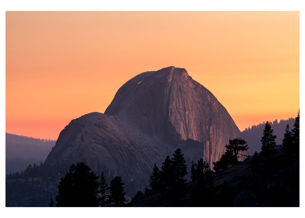 Half Dome at Sunset from Olmsted Point, Yosemite Postcard