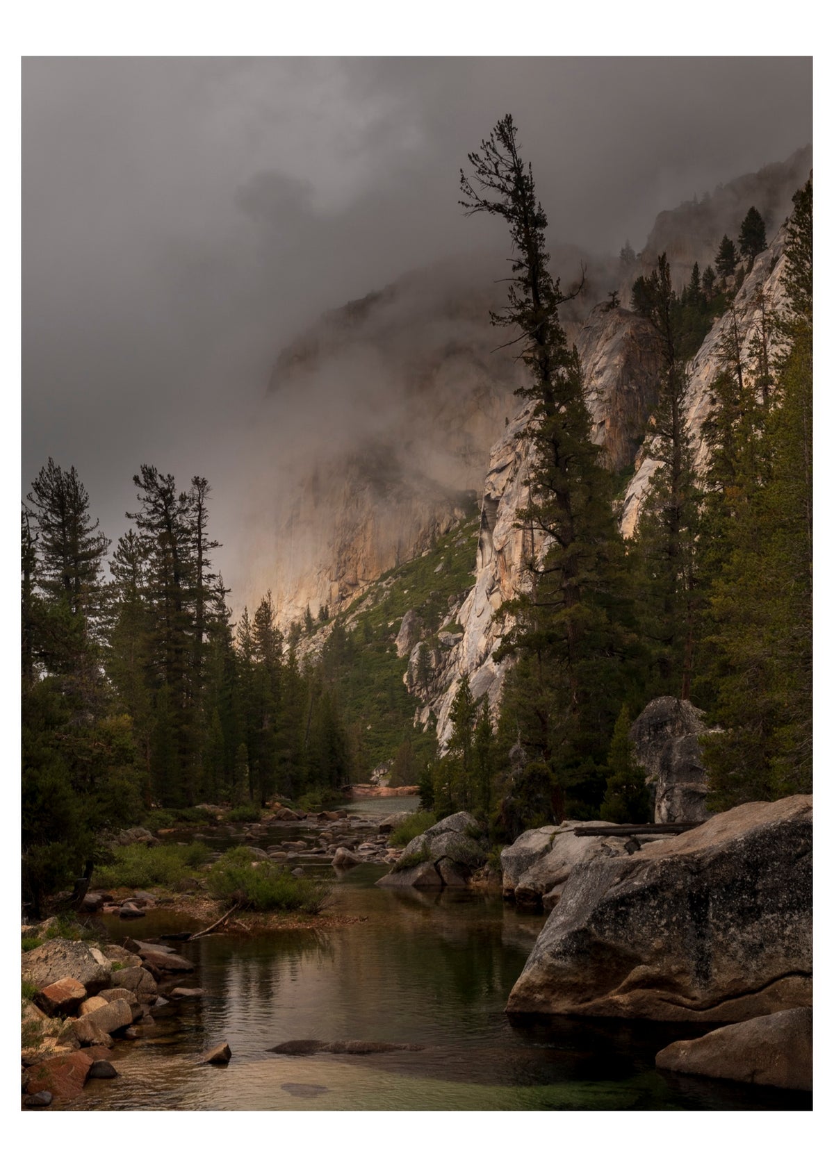 Tuolumne River and Wildcat Point, Yosemite Postcard
