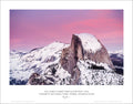 Half Dome at Sunset from Glacier Point, Yosemite Special Edition Poster
