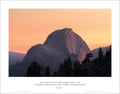 Half Dome at Sunset from Olmsted Point, Yosemite Special Edition Poster